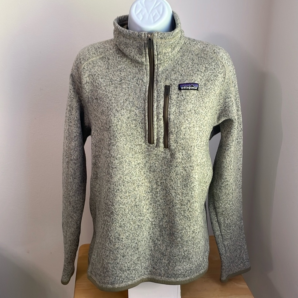 PATAGONIA 1/4 zip Better Sweater Size Medium